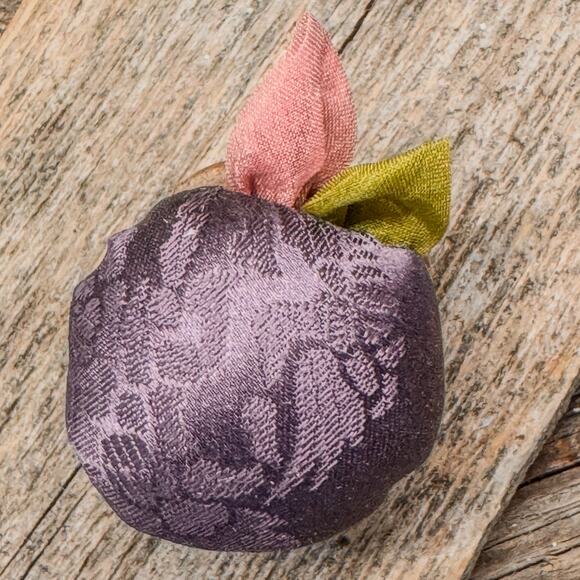 35 Vintage Handcrafted Ceramic and Fabric Faux Walnuts Decor-Pastel/Spring Hues - Picture 5 of 10